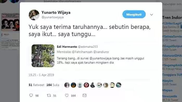 Yunarto Wijaya Siap Pindah Ke Cina Atau Korut Jika Jokowi Kalah di Pilpres 2019