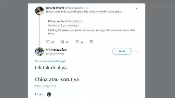Yunarto Wijaya Siap Pindah Ke Cina Atau Korut Jika Jokowi Kalah di Pilpres 2019