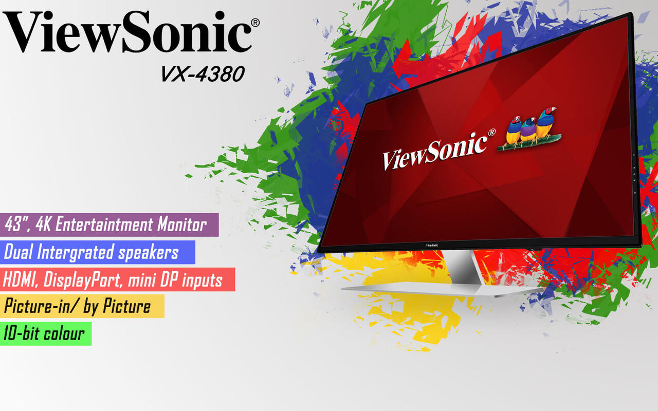 ViewSonic VX4380 Monitor Layar 4K Terkeren di Kelasnya