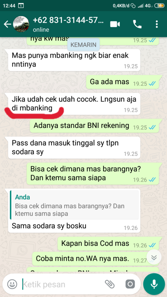 MODHUS PENIPU TERBARU 2019 ! WASPADA (sharing hampir kena tipu di SOLO)