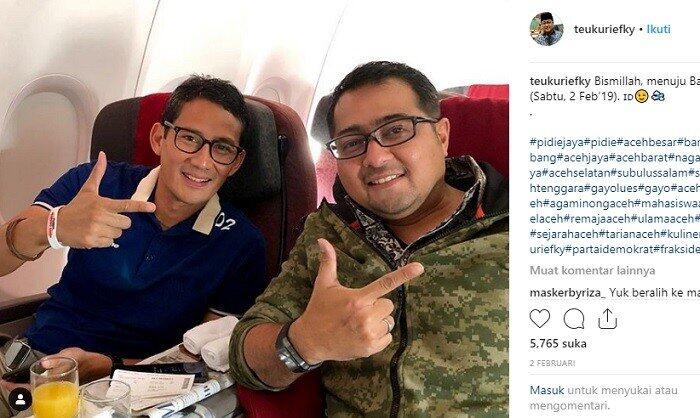 CEK FAKTA: Presiden Turki Erdogan Pose Dua Jari Dukung Prabowo - Sandiaga