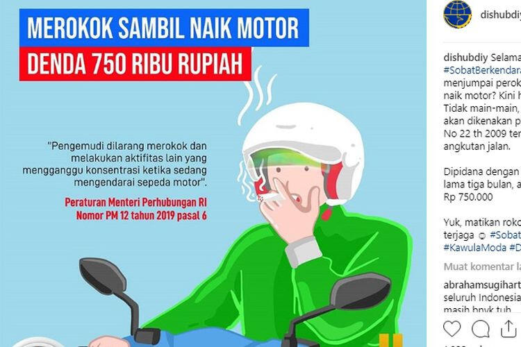 Apa Salahnya Sih Ngerokok Sambil Motor?