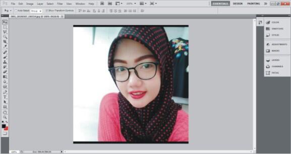 Cara Membuat PasFoto Dengan Photoshop (Mengganti Background Foto)
