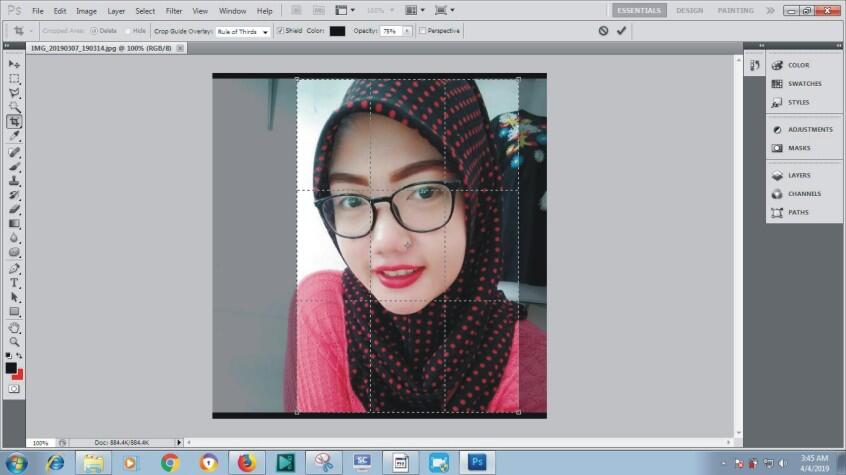 Cara Membuat PasFoto Dengan Photoshop (Mengganti Background Foto)