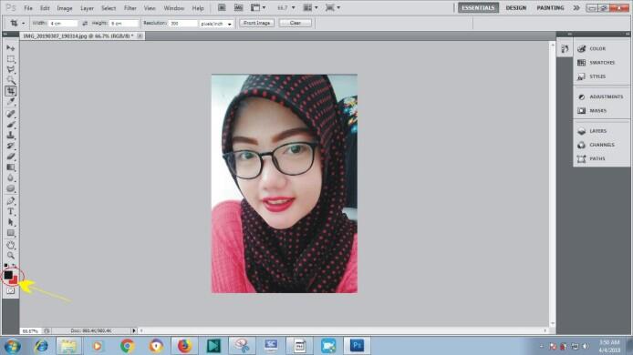 Cara Membuat PasFoto Dengan Photoshop (Mengganti Background Foto)