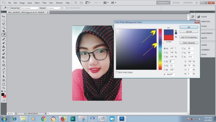 Cara Membuat PasFoto Dengan Photoshop (Mengganti Background Foto)