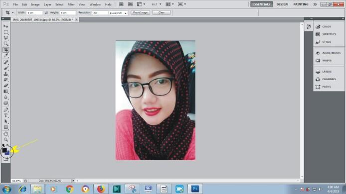 Cara Membuat PasFoto Dengan Photoshop (Mengganti Background Foto)