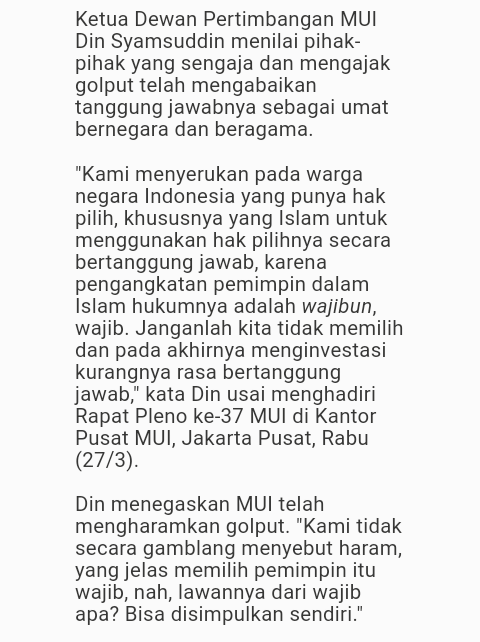 Mereka Terbaik Di Antara Yang Terbaik, Awas Jangan Golput, Dosa!