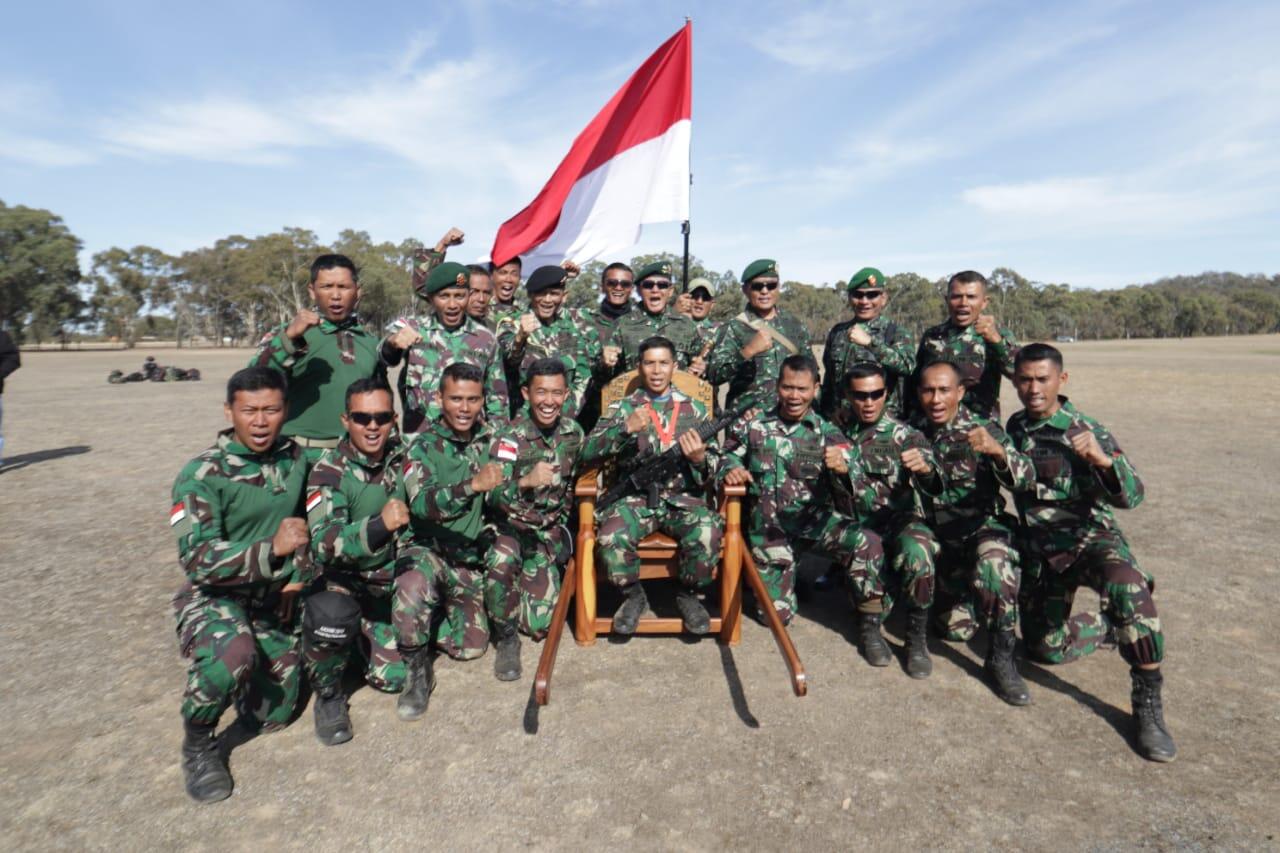 Indonesia Bangga, TNI AD Juara Kompetisi Tembak AASAM 2019 di Australia