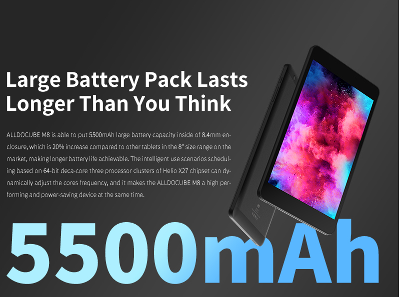Alldocube M8 Hands-on: Tablet Helio X27 dual 4G/LTE (video)