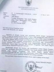 Jokowi Kirim Surat Minta KPU Sahkan OSO Jd Caleg DPD, KPU Langsung Tolak