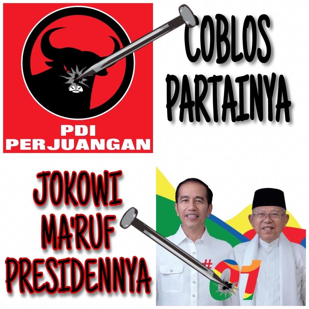 Ingin Indonesia Maju? Mari Coblos 01 dan Menangkan PDI Perjuangan