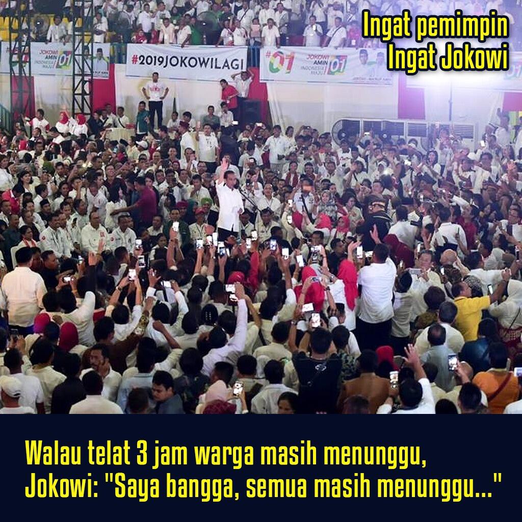Telat Hampir 3 Jam di Medan, Jokowi Bilang "Saya Bangga, Semua Masih Menunggu..."