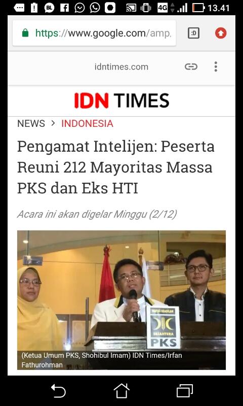 Prabowo Tegaskan Isu Negara Khilafah Fitnah Kejam