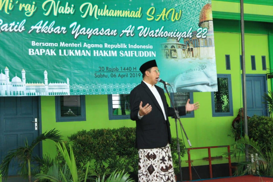 Menag Mengapresiasi Kontribusi Umat bagi Pendidikan Islam