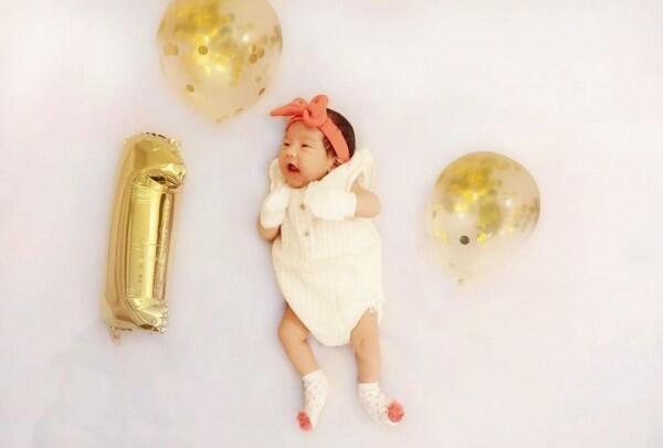 10 Potret Sheena Gabriella Aurora, Anak Momo Geisha yang Lucu Banget