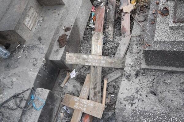 Sejumlah Nisan di Makam Bethesda Yogya Dirusak Orang Tak Dikenal