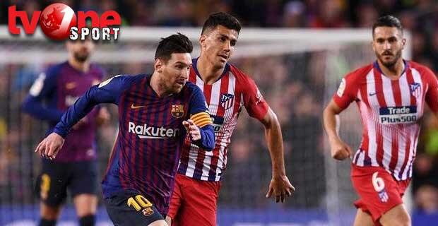 Messi Ukir Sejarah Kemenangan Barcelona Atas Atletico
