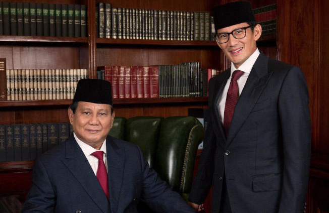 Survei Puskaptis: Prabowo-Sandiaga Berpeluang Besar Menang Pilpres 2019