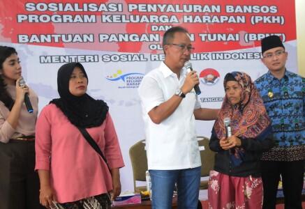 Kemensos Salurkan Lagi Bansos PKH dan BPNT Rp73,5 M ke Tangerang