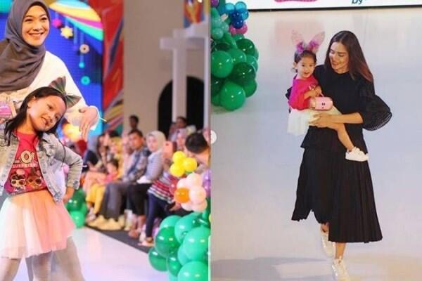 10 Momen Seleb Fashion Show Bareng Buah Hatinya, Super Gemas!
