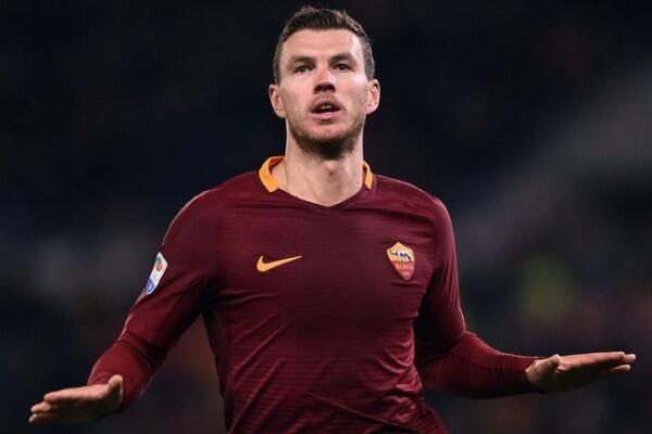 Bakal Hengkang dari AS Roma, Edin Dzeko Selangkah Lagi Gabung West Ham