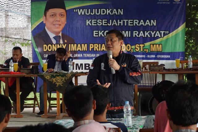 Donny Imam Priambodo Komitmennya Tingkatkan Ekonomi Warga Pati