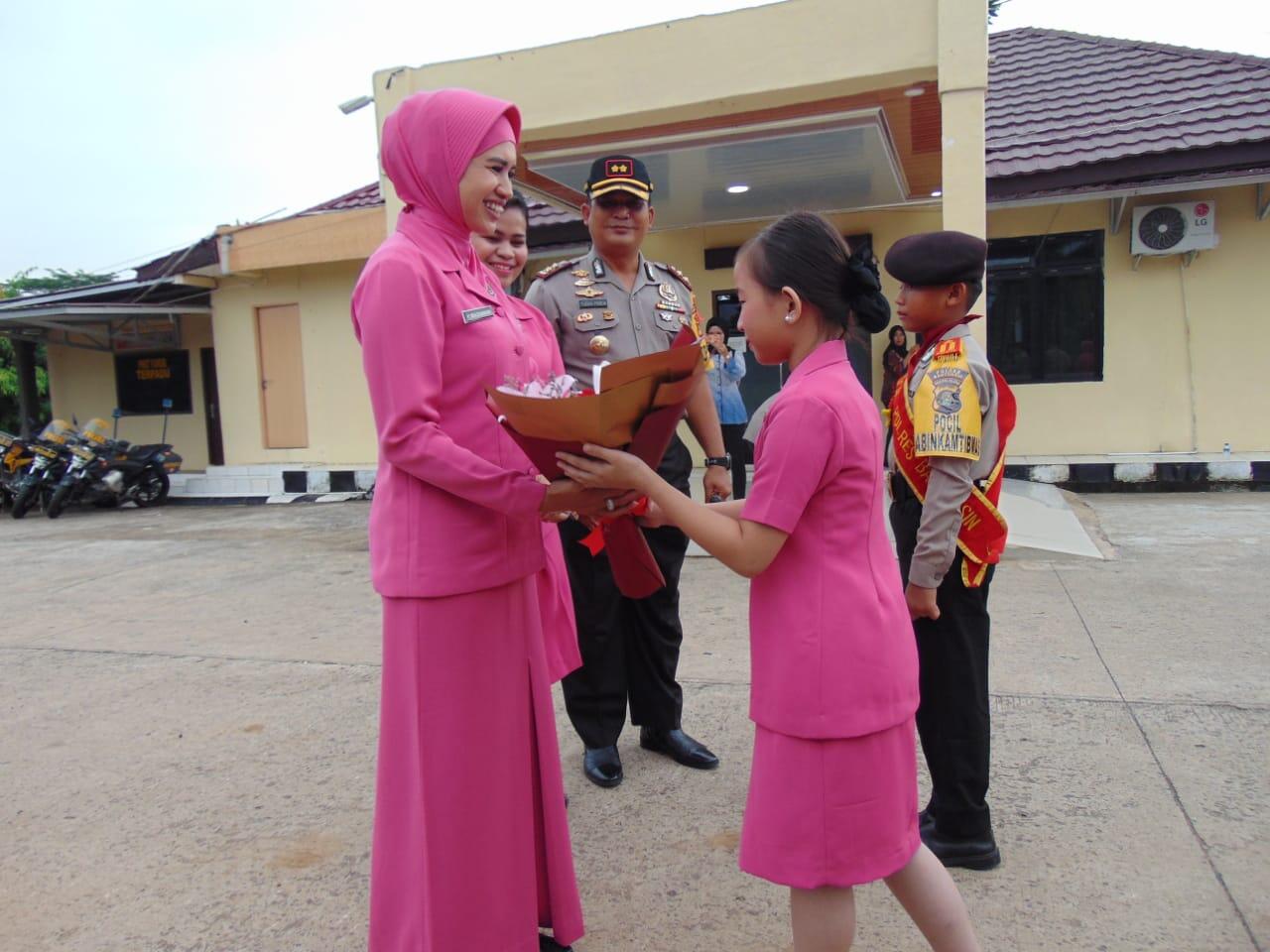 Jalinsilaturahmi, Ketua Bhayangkari Sumsel Kunjungi Mapolres Banyuasin