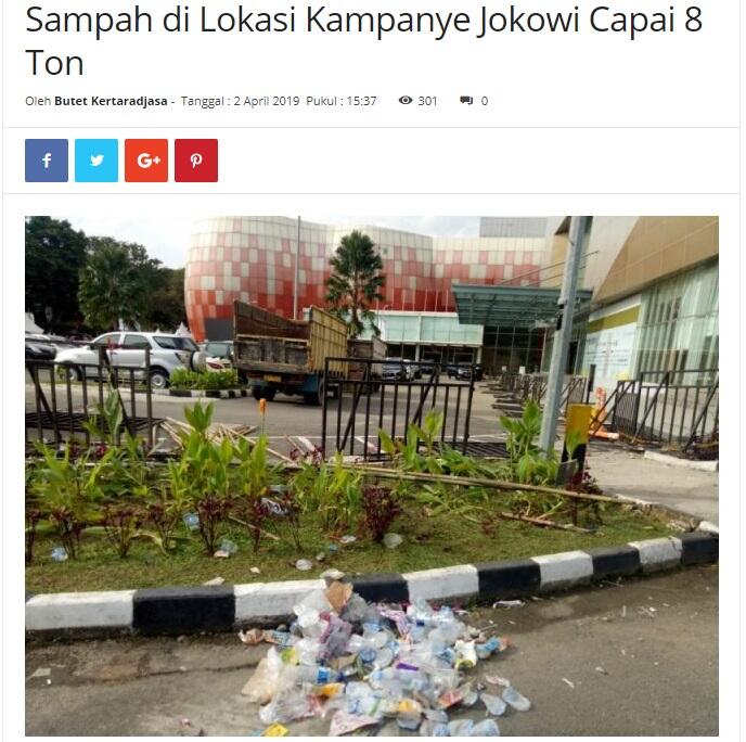 Kampanye Prabowo-Sandi Selesai, Kebersihan Kawasan GBK Terjaga