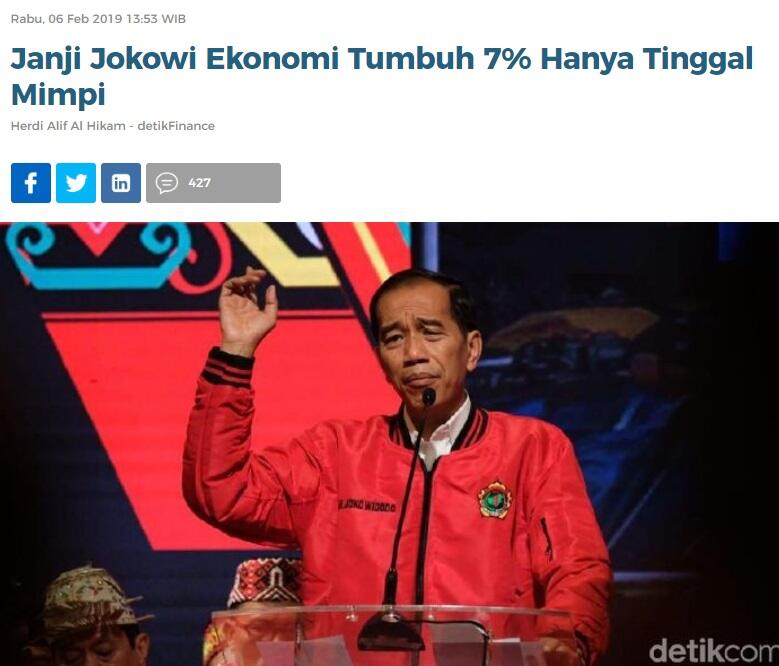 Prabowo Bisa Bawa Pertumbuhan Ekonomi 8%, Jokowi 5%