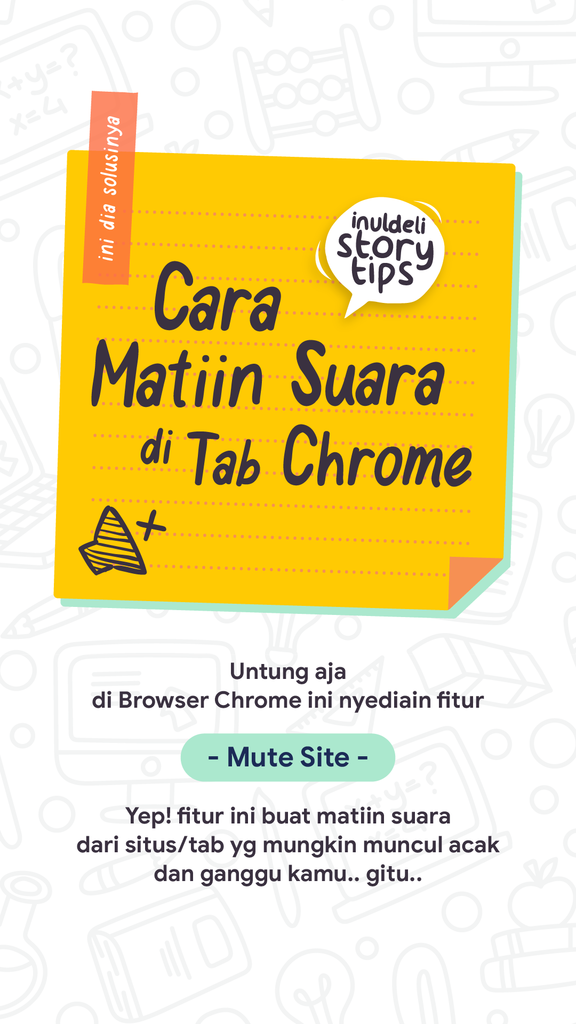 CARA MUTE TAB GOOGLE CHROME - INULDELI JOGJA