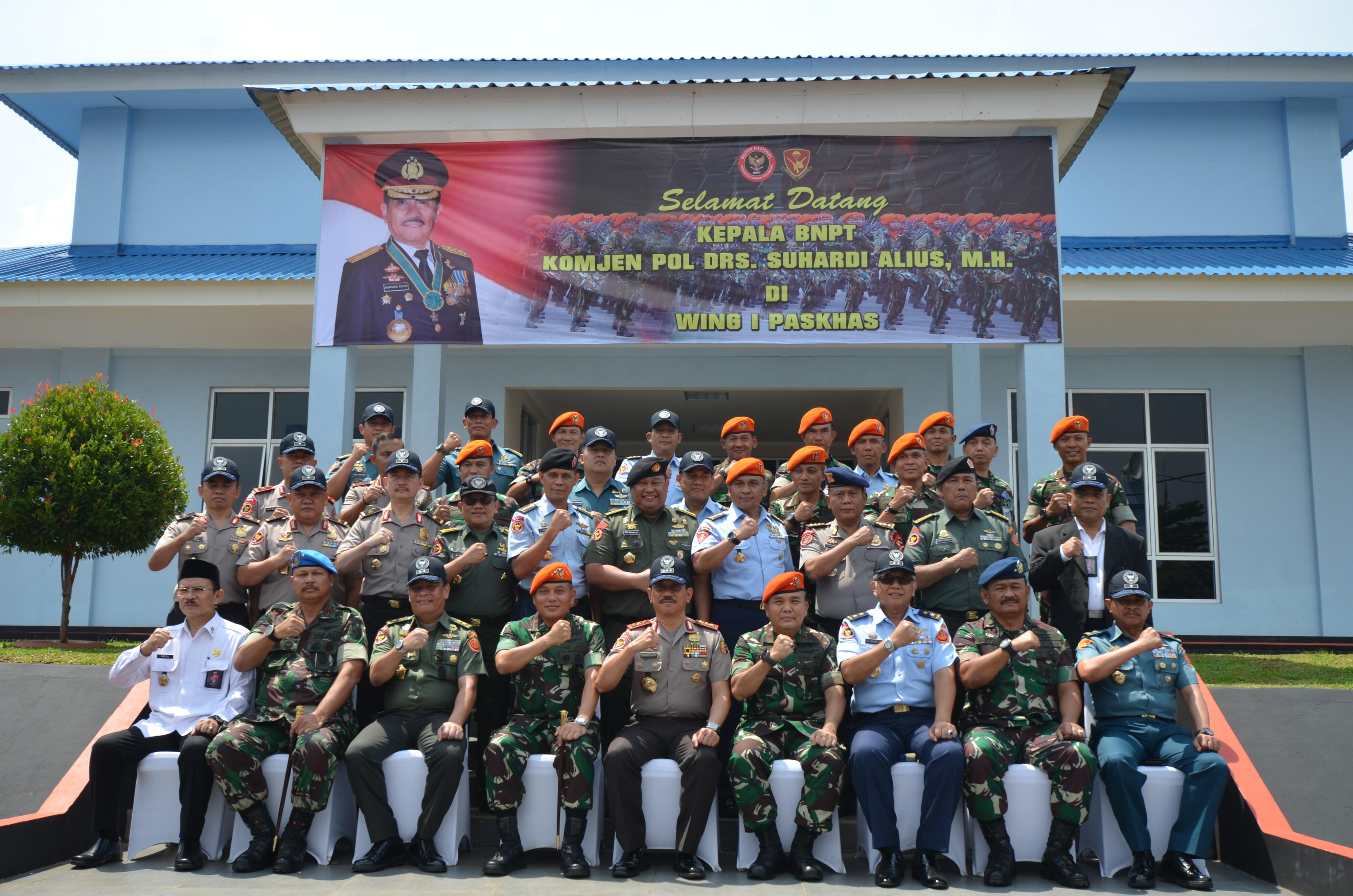 Kepala BNPT Paparkan Bahaya Terorisme kepada Prajurit Korpaskhas TNI AU