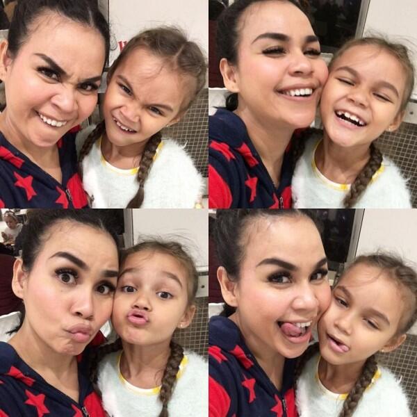10 Potret Chloe dan Courage, Anak Melaney Ricardo yang Bule Banget
