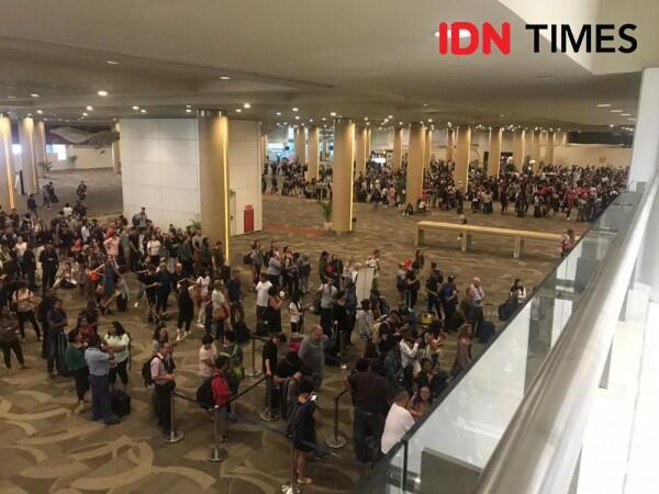 Sistem Imigrasi Bandara Bali Down, Turis Asing Tertahan 3 Jam