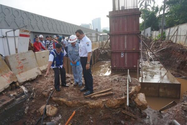 Anies Klarifikasi Banjir Cawang Bukan karena LRT, Ini Penyebabnya