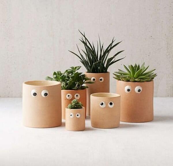 10 Ide Dekorasi Pot Lucu dan Unik, Kreatif Banget!