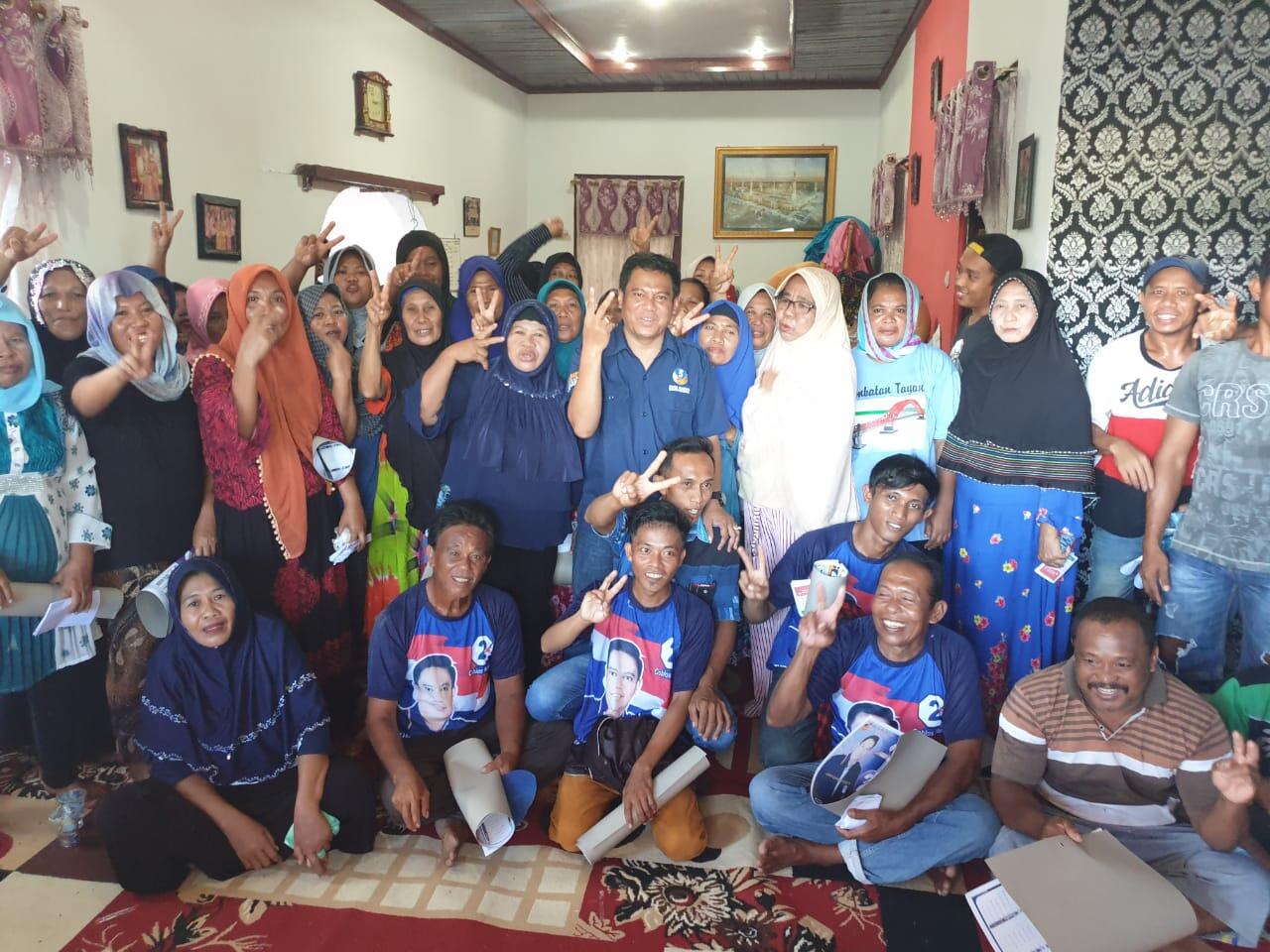 Roman Nasaru Banjir Dukungan Dari Warga Batudaa Cs