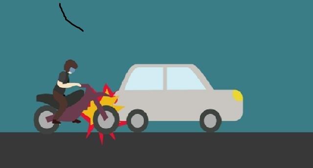 Bonceng Tiga, Siswi MTs Tabrak Mobil