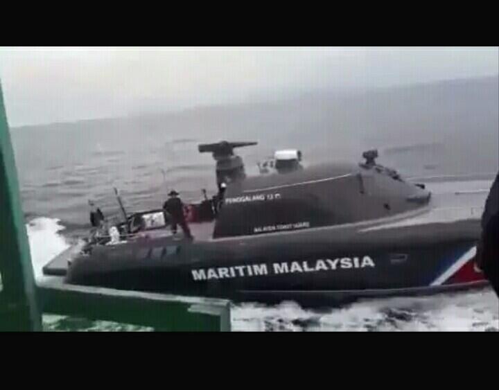 Kapal Patroli Indonesia Dikejar Malaysia di Perairan Belawan