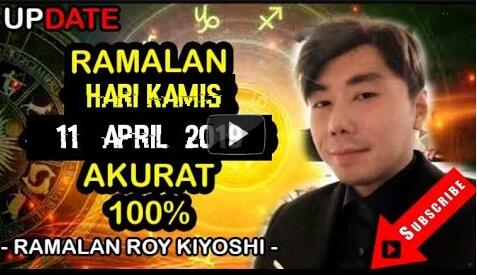 HEBOH!! RAMALAN ZODIAK Roy Kiyoshi BESOK, HARI KAMIS 11 APRIL 2019