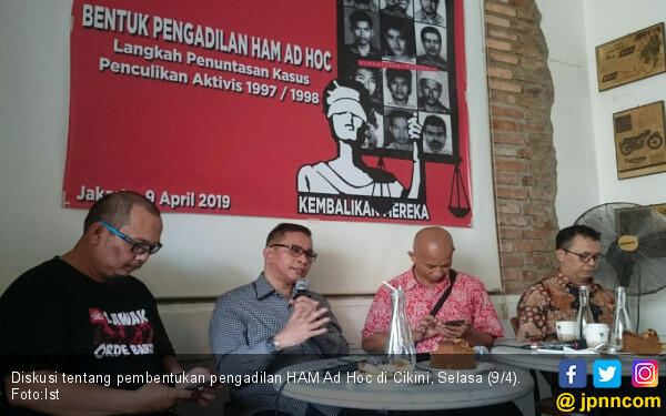 Rumah Gerakan 98: Jangan Pilih Presiden dengan Sejarah Kelam