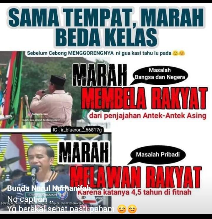 BEDA KELAS ..!! MARAH JOKOWI DENGAN MARAH PRABOWO