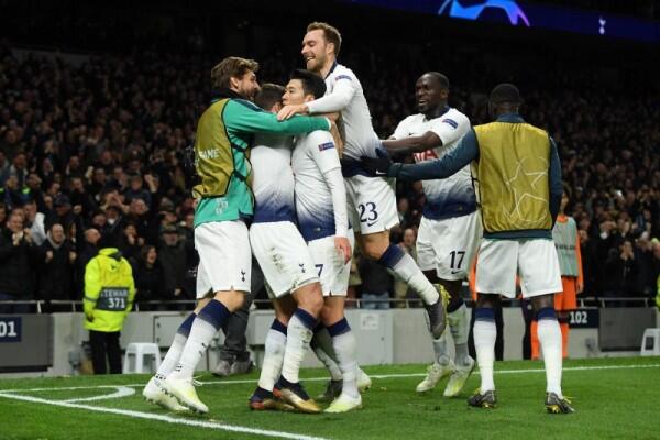 Tottenham Sukses Tundukan Man City di Leg I Perempat Final UCL