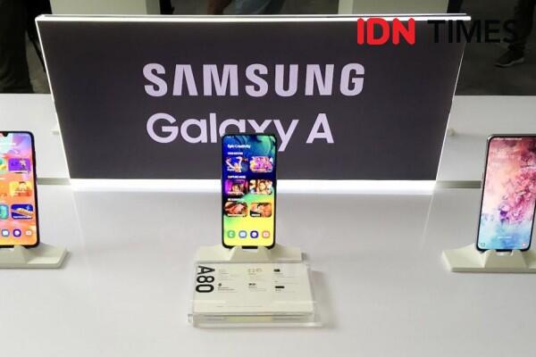 Hands-On Samsung Galaxy A80: 7 Spesifikasi Unik Termasuk Kamera Putar!