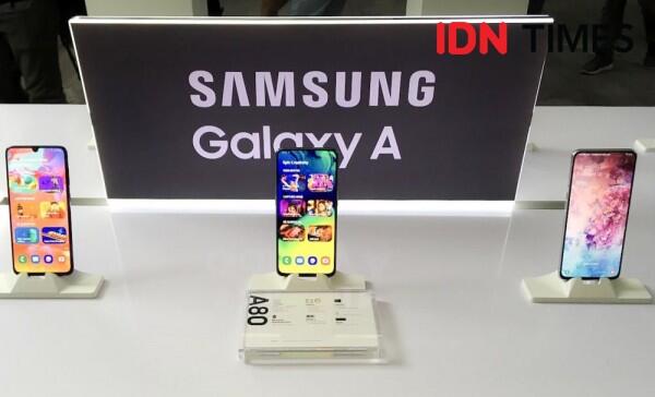 Hands-On Samsung Galaxy A80: 7 Spesifikasi Unik Termasuk Kamera Putar!