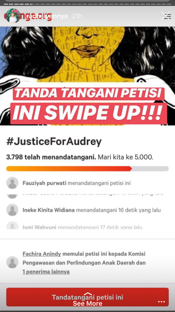 11 Artis Indonesia & Internasional yang Tunjukan Dukungan untuk Audrey