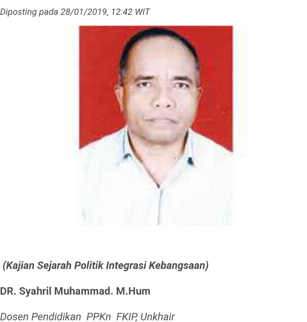 Papua tanpa Tidore Papua Tidak Menjadi Indonesia