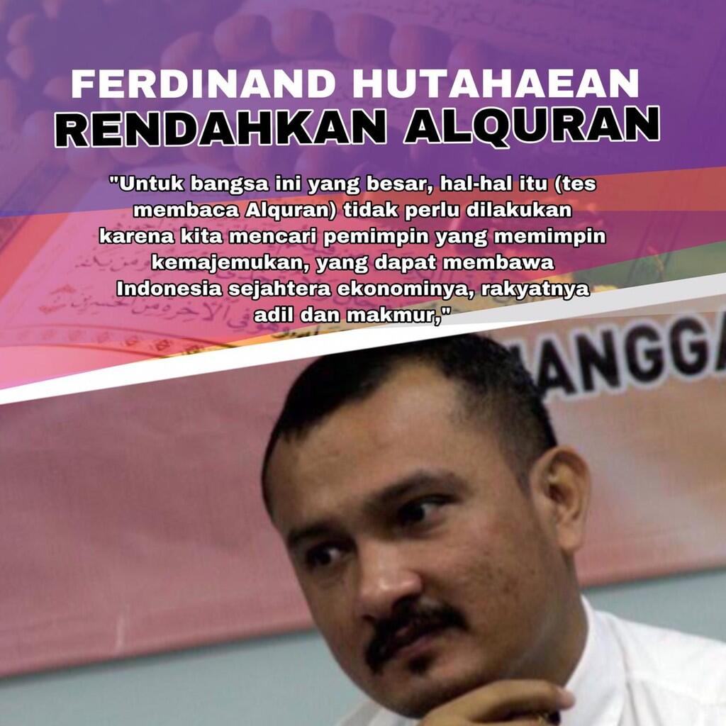 Tak Bisa Baca Al Qur'an, Timses Prabowo Rendahkan Ayat Suci