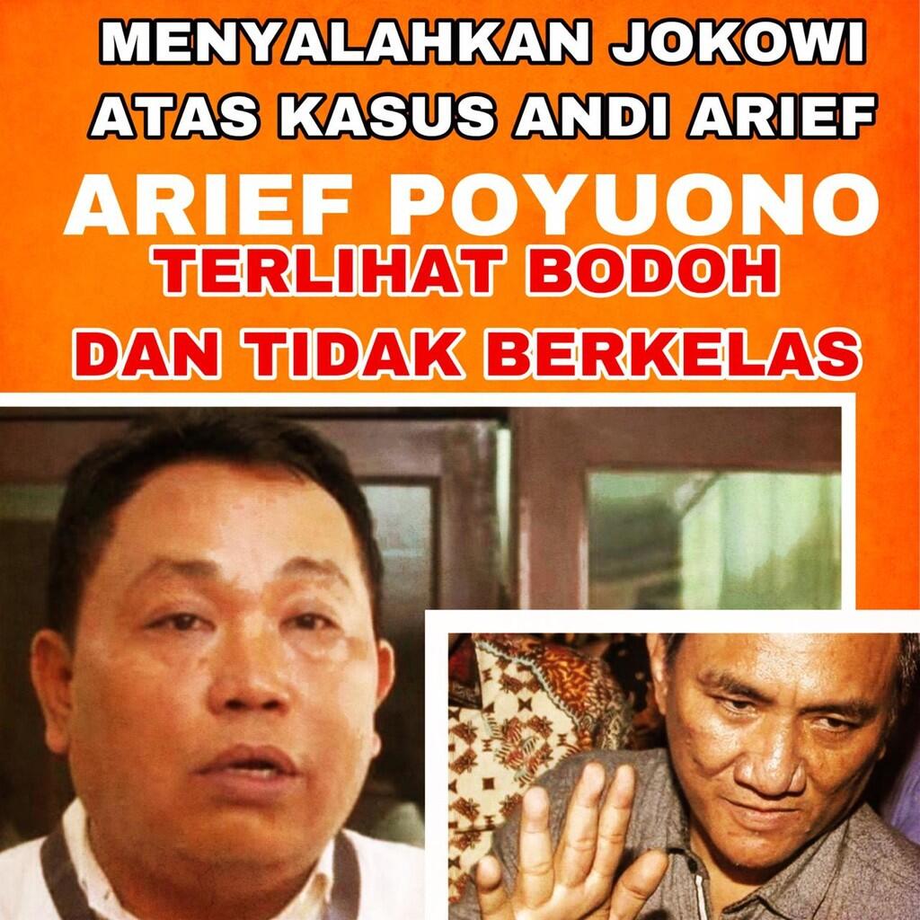 Logika Sesat 02: "Andi Arief Tertangkap Nyabu, Pokoknya Jokowi yang Salah!"
