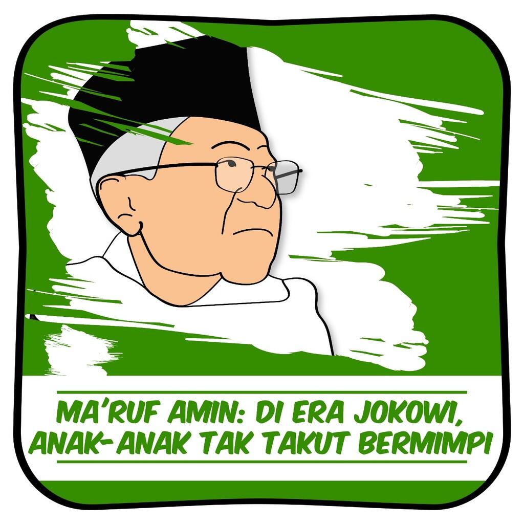 Ma'ruf Amin: Di Era Jokowi, Anak-Anak Tak Takut Bermimpi